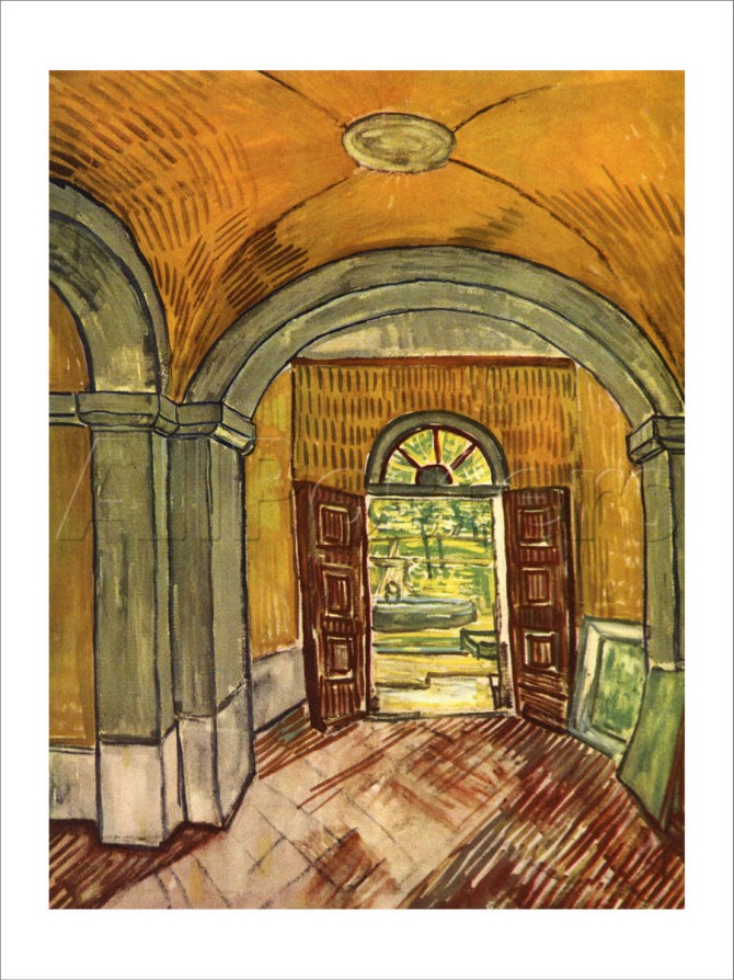 Lobby in the Asylum - Van Gogh Painting On Canvas